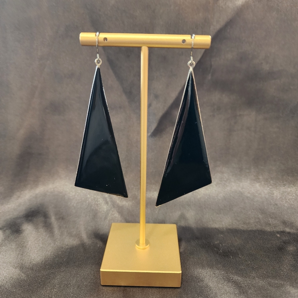 Black Geometric Earrings